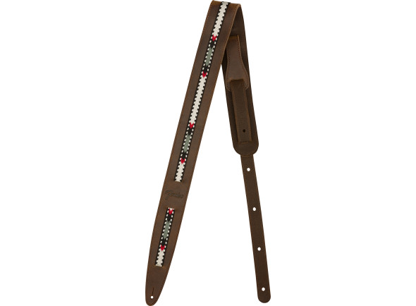 Fender Paramount Acoustic Leather Straps Castanho Fender Paramount Acoustic Leather Straps Castanho